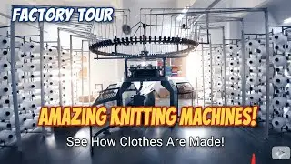 These Massive Knitting Machines Are Incredible to Watch! 🧶 2026