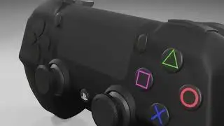 ps4 controller 3d blender