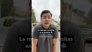La ropa que necesitas en el invierno ❄️ #latino #m&eacute;xico #mexicanos #alemania #emigrar #extranjero