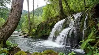 Relaxing Waterfall Sounds – Peaceful Nature Ambience for Sleep, Meditation & Stress Relief