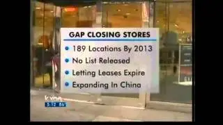 gap closing - stores opening instead in China