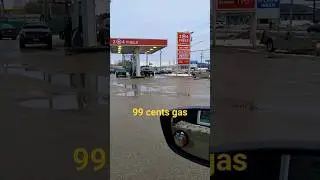 ⛽ Бензин за $ 99 центов в Канаде 🙉 #canada#vlog#бензин #канада#машины#car