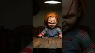 POV: Dinner is Served&hellip;But Chucky&rsquo;s the Host! 🍽️🔪 #ai #chucky