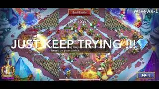 Castle Clash || HBM AK || Showing Heroes and Base