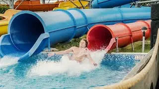 Action Aquapark - Hydrotube TURBO Water Slide | POV