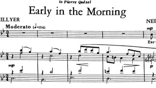 Early in the Morning (B-flat major), Ned Rorem, Piano Accompaniment