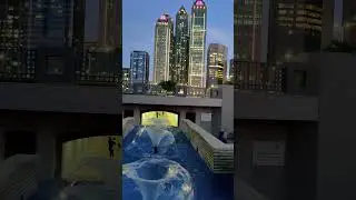 Underground road crossing in Abu Dhabi !