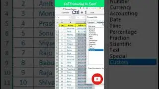 Excels Interview Question Data Formatting in Excel #excel #exceltips #exceltutorial #msexcel #shorts