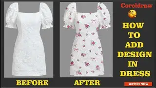HOW TO ADD DESIGN IN DRESS ✅🔥🔥