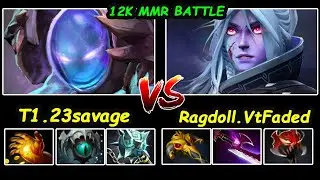 23savage Arc Warden vs VtFaded Drow Ranger Arcana -  12K MMR Carry Battle Dota 2 pro Gameplay
