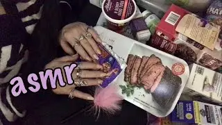 Feathering thru My Empties, chewing grape bubblegum ASMR
