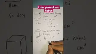 luas permukaan kubus #luaspermukaan #luaspermukaankubus