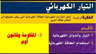 3- المقاومة وقانون أوم