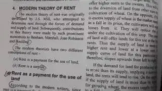 Modern theory of Rent part 1