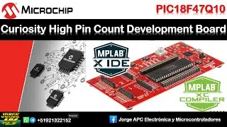 Curiosity High Pin Count Development Board HPC - PIC18F47Q10MPLAB X IDE - IPE