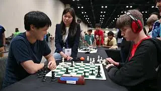 GM Awonder Liang plays blitz at 2025 SuperNationals in Orlando