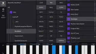 Nanostudio 2 - Modelled Waves Patch Bank - Demo