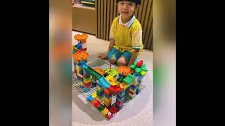 Rainbow Marble World | marble run in action