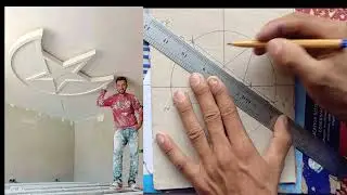 Star ⭐ and Moon 🌙 gypsum ceiling design | Latest design 2025