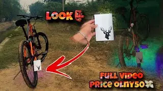 Cycle modification | install new name plate homemade full video 😁 #modificition