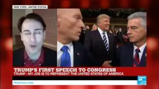 Trump's first speech to US Congress: 