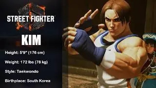Street Fighter 6 - KIM KAPHWAN [Avatar Creation]