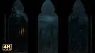4K Night Rain & Thunder &ndash; Moody Dark Atmosphere for Deep Relaxation