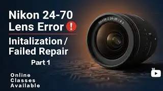 Nikon 24-70 Lens l Lens Initialization Failed l Repair l Swastik Camera