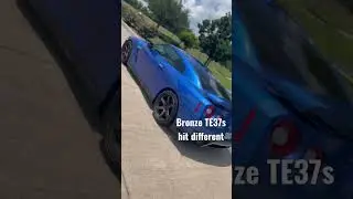 Volk Racing TE37 on Nissan GTR. Marriage made in car heaven.
