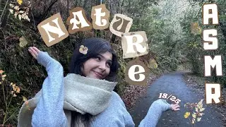 ASMR 18/25 🌼🍃 Relax in Nature! Waterfall Sounds + Rock Scratching + Walking + Hand Movements + FUNNN