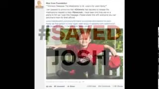 Max Cure Foundation and the #SaveJosh Story