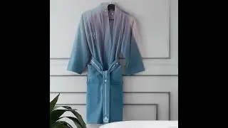 YRF-Bathrobes,Pearl White Kimono Dressing Gown,Bathwraps,Terry Bath Robe With Hood,Wholesale