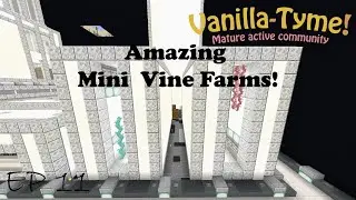 🍦 Vanilla Tyme Season 4 ~ Minecraft Let's Play ~ Automatic Twisting/Weeping Vine Farm! #11