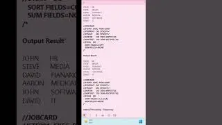 Sort JCL to Remove Duplicate Records