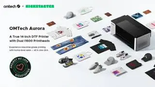 Aurora|A True 14-inch DTF Printer with Dual I1600 Printheads