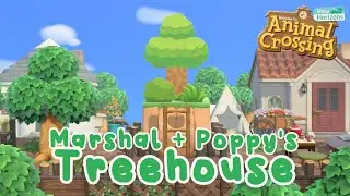 Скоростная сборка домика на дереве Маршала и Поппи | Animal Crossing New Horizons