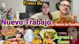 PRIMER DIA EN SU NUEVO TRABAJO DE MELANIE‼️PARTIENDO LA ROSCA DE REYES‼️ LE TOCARON LOS TAMALES🫔