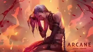 Arcane Jinx Crying League of Legends