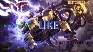 Maximum Attack Speed Master Yi Vs. Full Armor Blitzcrank