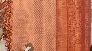 Copper Zari Silk Saree @ivallboutique