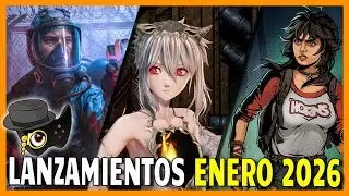 LOS LANZAMIENTOS VIDEOJUEGUILES DE ENERO 2026.
