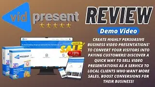 VidPresent Review - Convert Your Visitors Into Paying Customers! (Demo Video)