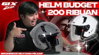 REKOMENDASI HELM KEREN COCOK UNTUK PELAJAR CUMAN 200RIBUAN | GIX HELMET ZETA
