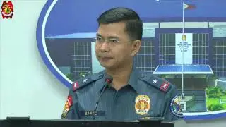 PNP SPOKESPERSON PBGEN BERNARD BANAC MEDIA BRIEFING (Dec. 20, 2019)