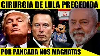 ANTES DE CIRURGIA, LULA D&Aacute; RESPOSTA ARRASADORA PRA ECONOMIA ESTADUNIDENSE A TRUMP E ELON MUSK!