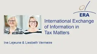 International Exchange of Information in Tax Matters