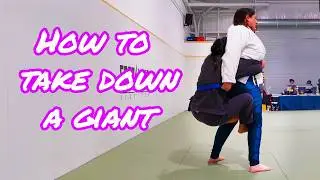 BJJ ROLLING: THE LITTLE LADIES VS THE GIANT