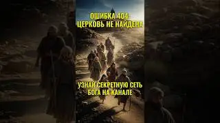 ОШИБКА 404: ЦЕРКОВЬ НЕ НАЙДЕНА УЗНАЙ СЕКРЕТНУЮ СЕТЬ БОГА НА КАНАЛЕ