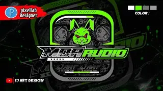 CARA MEMBUAT LOGO SOUND SYSTEM KEREN DI PIXELLAB TERBARU | MDA AUDIO |
