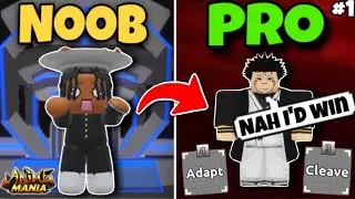Noob To Pro In ANIME MANIA (Roblox) RE RELEASE